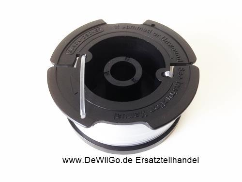 90564281 Fadenspule-Ersatzfadenspule für Black & Decker GL4525 - GL5028 - GLC1423 - GLC1823L - GLC1825 - GLC3630L - ST4525 - ST5528 - ST5530 - STC1815 - STC1820 - STC1820D Rasentrimmer