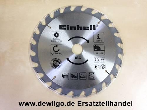 Hartmetall-Sägeblatt 250x30x3,2mm 24Z für Einhell TKS 1500 ECO Plus Tischkreissäge