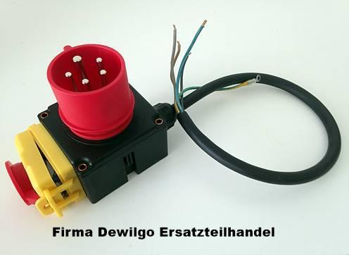 Schalter-Stecker-Kombination für Einhell BT-LS 810 D Artnr.3432060 Holzspalter