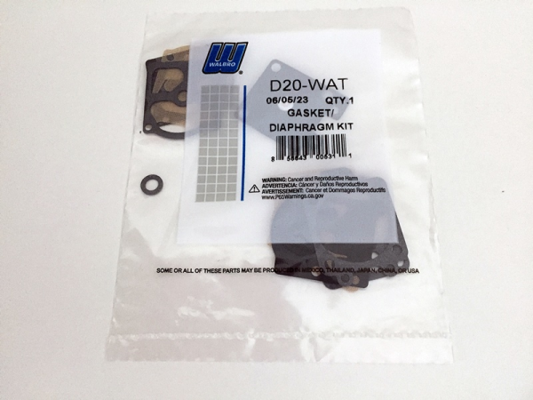 D20-WAT - WALBRO Membran- & Dichtsatz für Vergaser WA & WT
