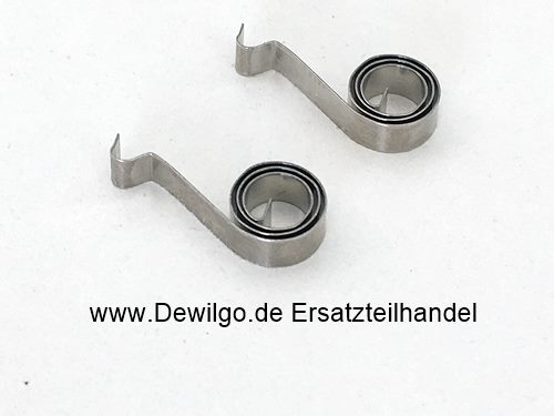 445860-00 Zwei Kohlebürstenfeder für Black & Decker