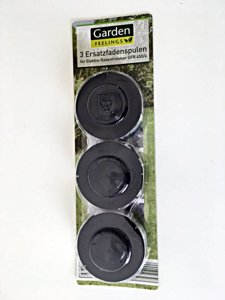 Fadenspule - Spule 3 Stück für Garden Feelings GFR 450/5 Elektro-Rasentrimmer