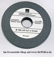 Schleifscheibe fein Größe 150x12,7x16mm...