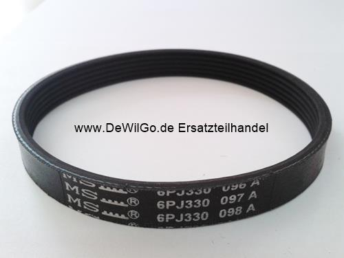 Riemen 6PJ330 für Einhell EVK 1600 Elektro-Vertikutierer