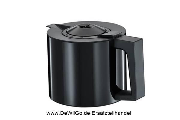 640100 schwarze Isolierkanne-Kaffeekanne für Ritter cafena5 Kaffeemaschine
