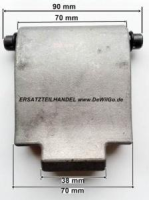 Gegenplatte-Gegenmesser für MAX BAHR MBLW 2088/44 Gartenhäcksler