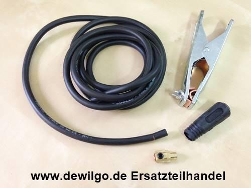 Massekabel - Erdungskabel für Einhell SGA 200/3 - Einhell SGA 200 -EC Turbo - Einhell SGA 161 Schutzgasschweißgerät